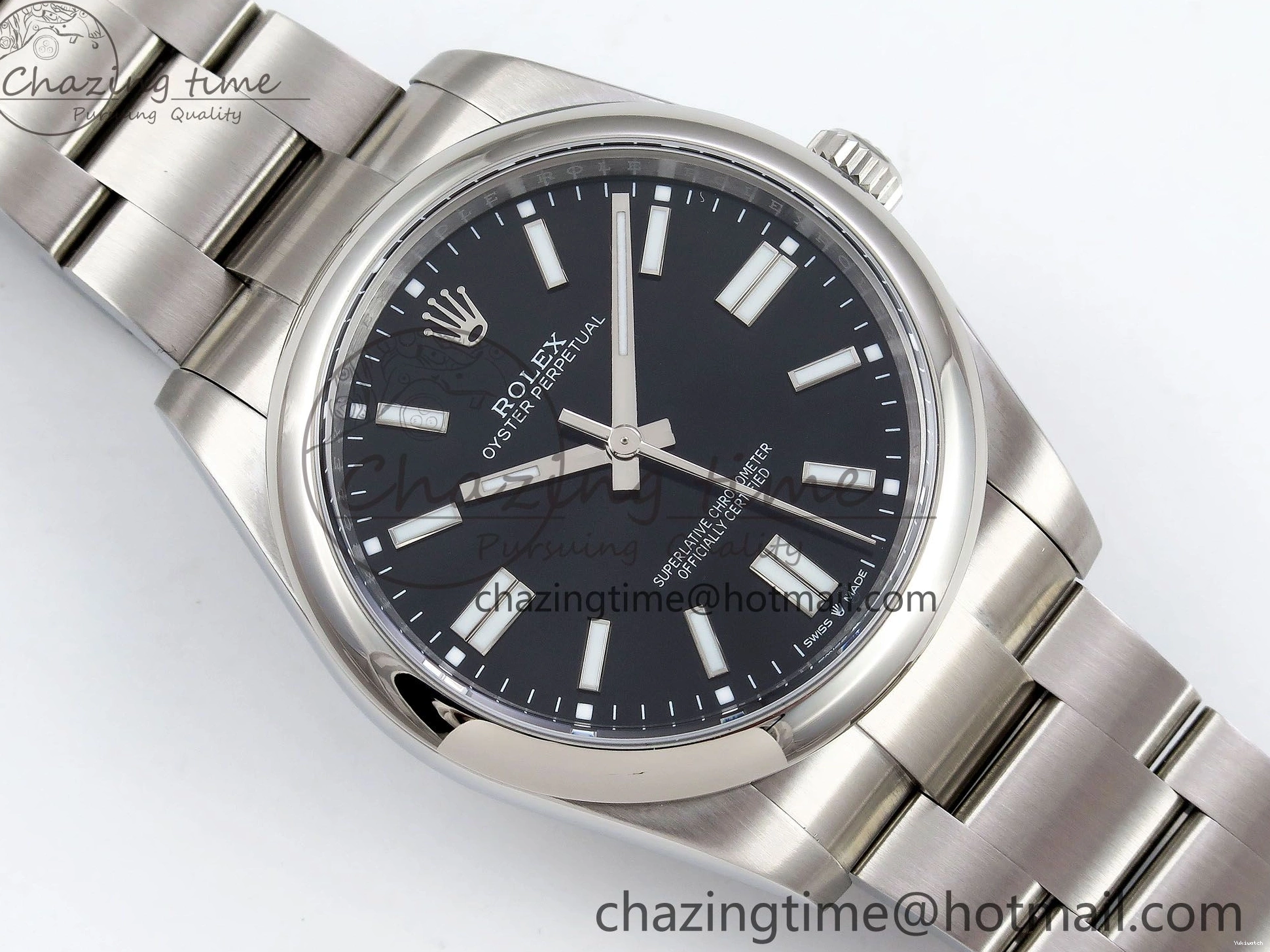 124300 Black Steel Best Oyster APF Edition VR3230 41mm 1:1 904L Dial Perpetual 0409